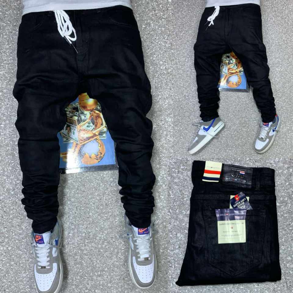 Kings's Collection Black Stock Jean