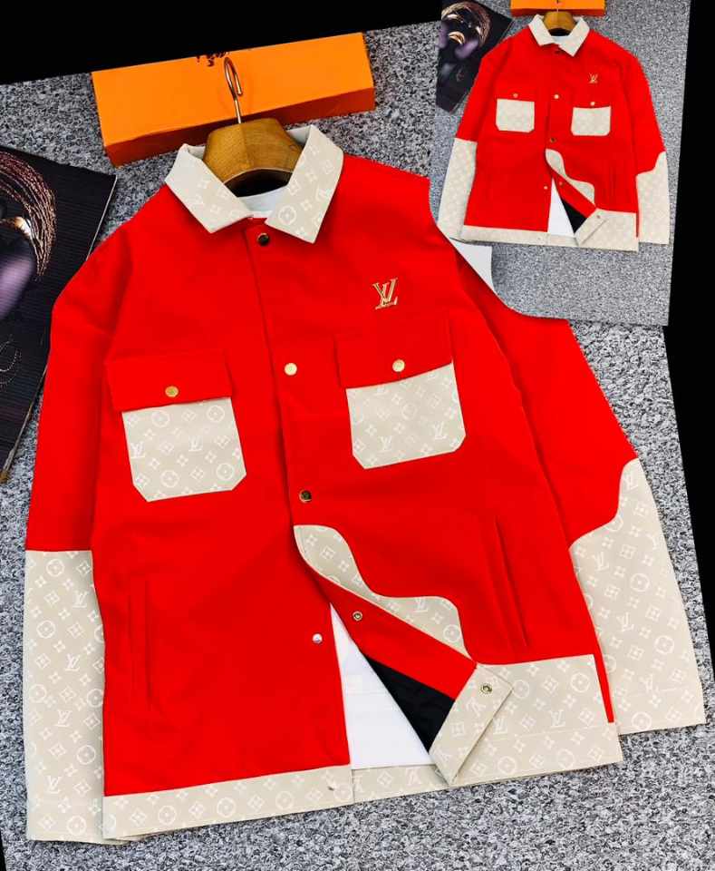 Kings's Collection Red Leather Jacket